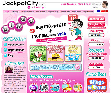 Bingo Jackpot City Online