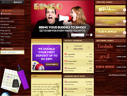Betsson Bingo Online